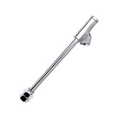 Bico Encher Pneu - Inflador Duplo Bico Reto Com Rosca 150MM