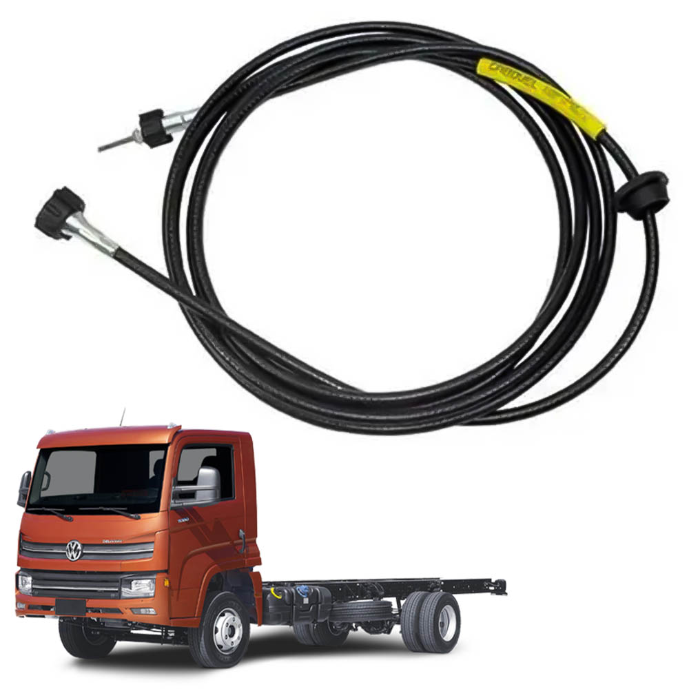 Cabo Velocimetro Caminhão Volkswagen 6.90 11.130 Após 1983, 3.5000 Metros