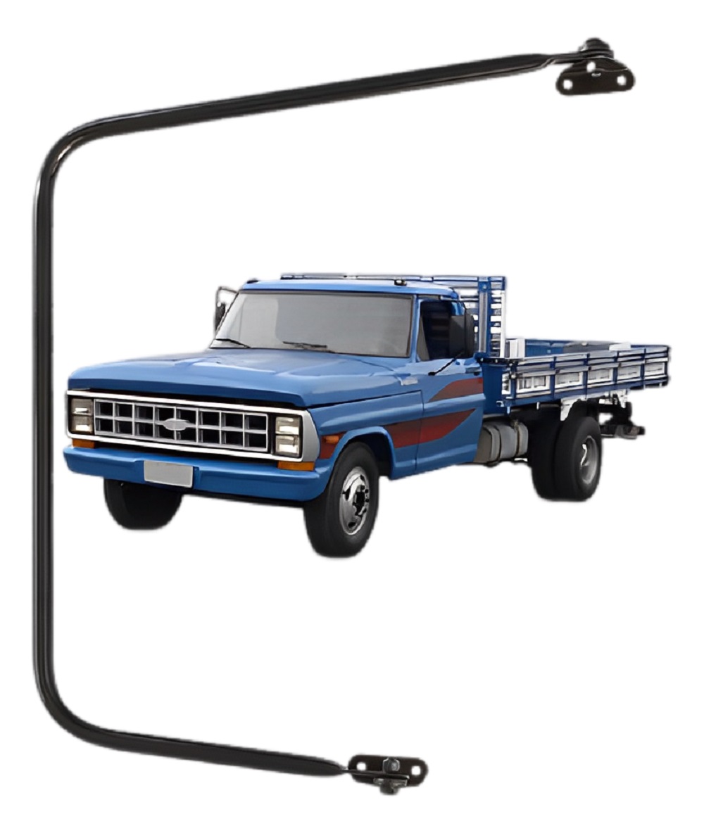 Braço Retrovisor Caminhonete Ford F-4000 até 1992 Com Suportes