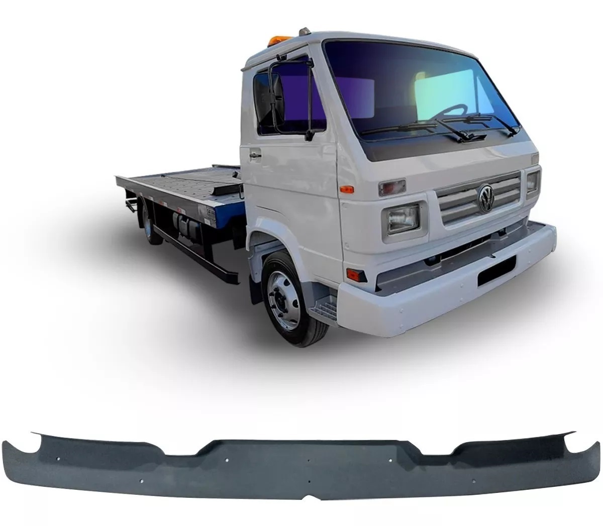 Acabamento Parachoque Dianteiro Caminhão Volkswagen 1994 a 1999 Leve Lado Esquerdo