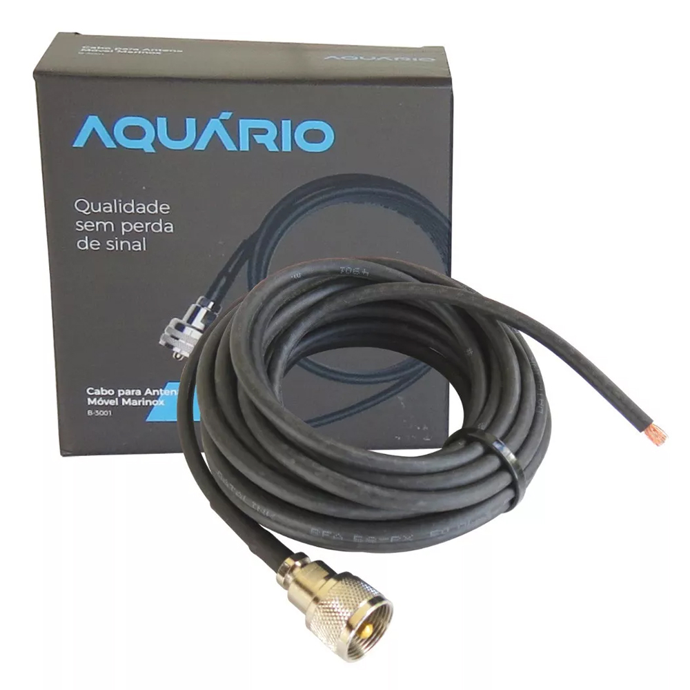 Cabo + Conector Para Antena Radio Px 5,5 Metros