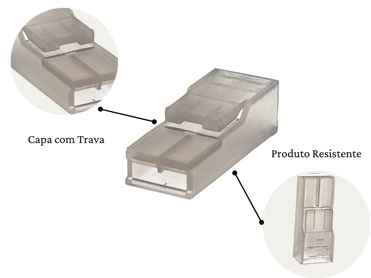 Capa Terminal Encaixe Femea com Trava - Universal (Pc)