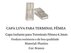 Capa Terminal Encaixe Femea com Trava - Universal (Pc)