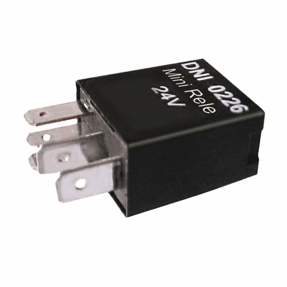 Mini Rele Auxiliar 24 Volts 5 Saída 40 Amperes