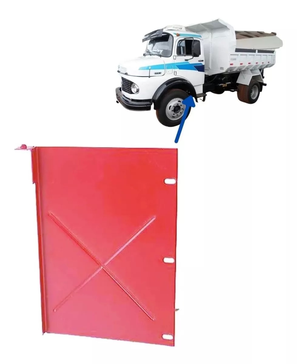 Chapa Aparabarro Mb 1113/2213 69/88 Traseira - 3448807024