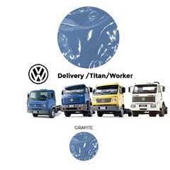 Tapete Verniz Caminhão Volkswagen Delivery 2006 Com Capo - Grafite
