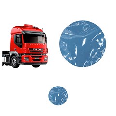 Tapete Verniz Caminhão Iveco Stralis Com Capo - Grafite Tapete Verniz Caminhão Iveco Stralis Com Capo - Grafite