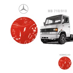 Tapete Verniz Caminhão Mercedes-Benz 710 910 2000 a 2011 - Vermelho