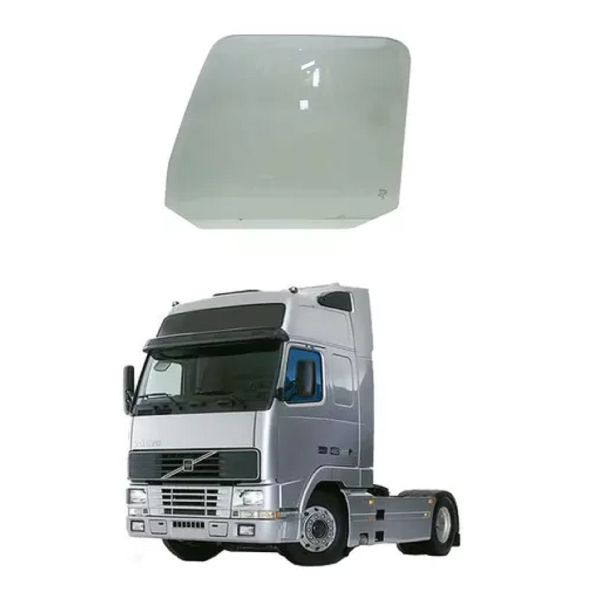 Vidro Porta Caminhão Volvo FH, NH 98 A 2014 Lado Esquerdo - 8351204031