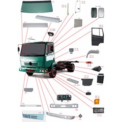 Paralama Cabine Mb 914-C Direito - 6888807506