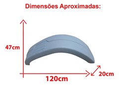 Paralama Cabine Vw 16.220 94/99 Esquerdo Fibra - T15821089