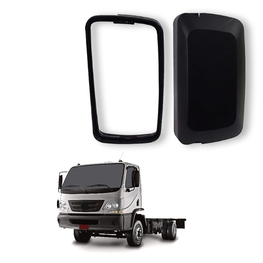 Espelho Retrovisor Caminhão Volkswagen Após 2000, Mercedes-Benz Accelo Após 2004 - Convexo