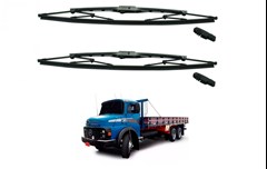 Par Palheta Limpador Parabrisa Caminhão Mercedes-Benz 1113 2213 de 1972 a 1988 - 20 Polegadas