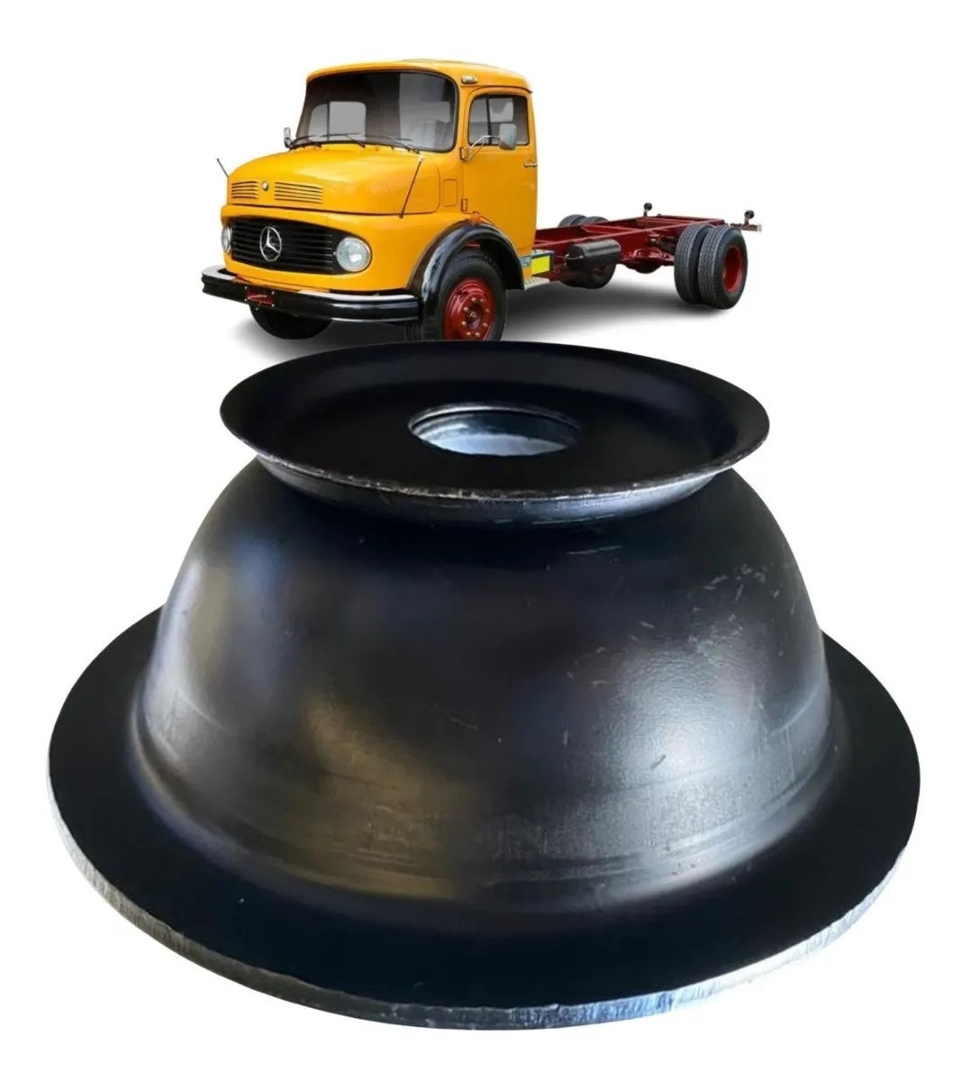 Cone Apoio Calço Cabine Caminhão Mercedes-Benz 1113, 2213 -3453107063A