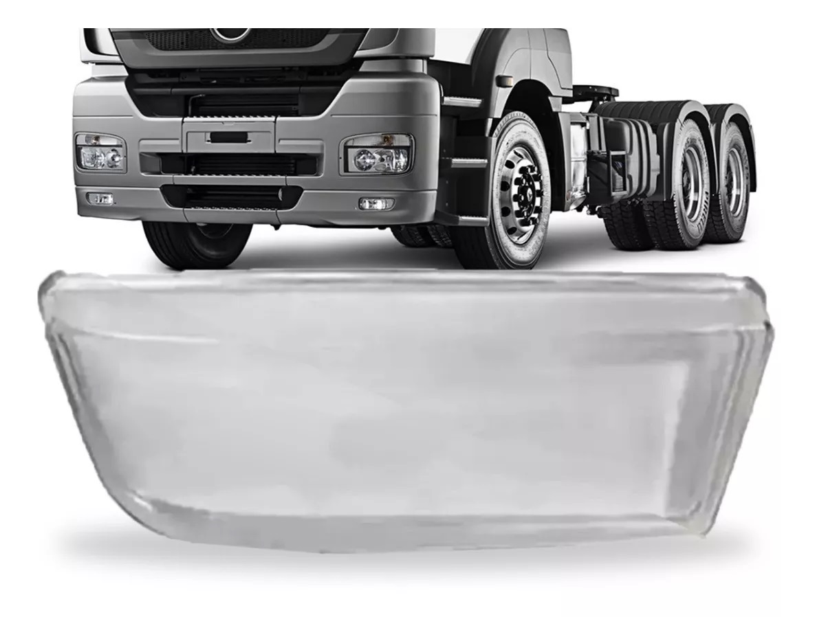 Vidro Farol Caminhão Mercedes-Benz Axor Após 2005 Lado Direito - 0008264310 Vidro Farol Caminhão Mercedes-Benz Axor Após 2005 Lado Direito - 0008264310