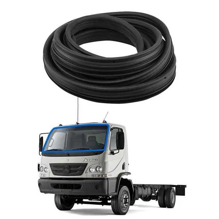 Borracha (Guarnição) Para-brisa Caminhão Mercedes-Benz Accelo 715C - 915C Após 2003 - A9796710124/ 39230