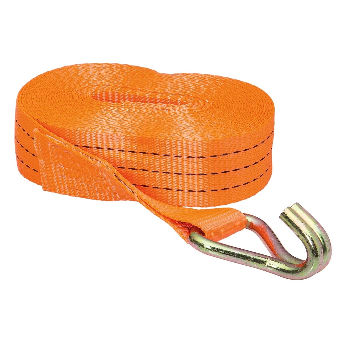 Cinta Catraca 3,0 Toneladas com 9 Metros 50Mm - Laranja com Gancho - 25100488002786
