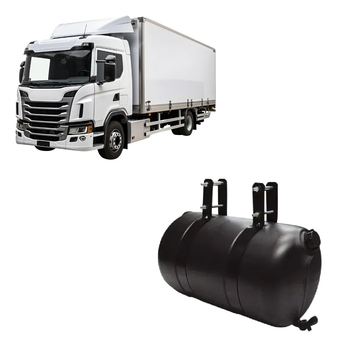 Corote Plastico 25 Litros Preto - Completo ()