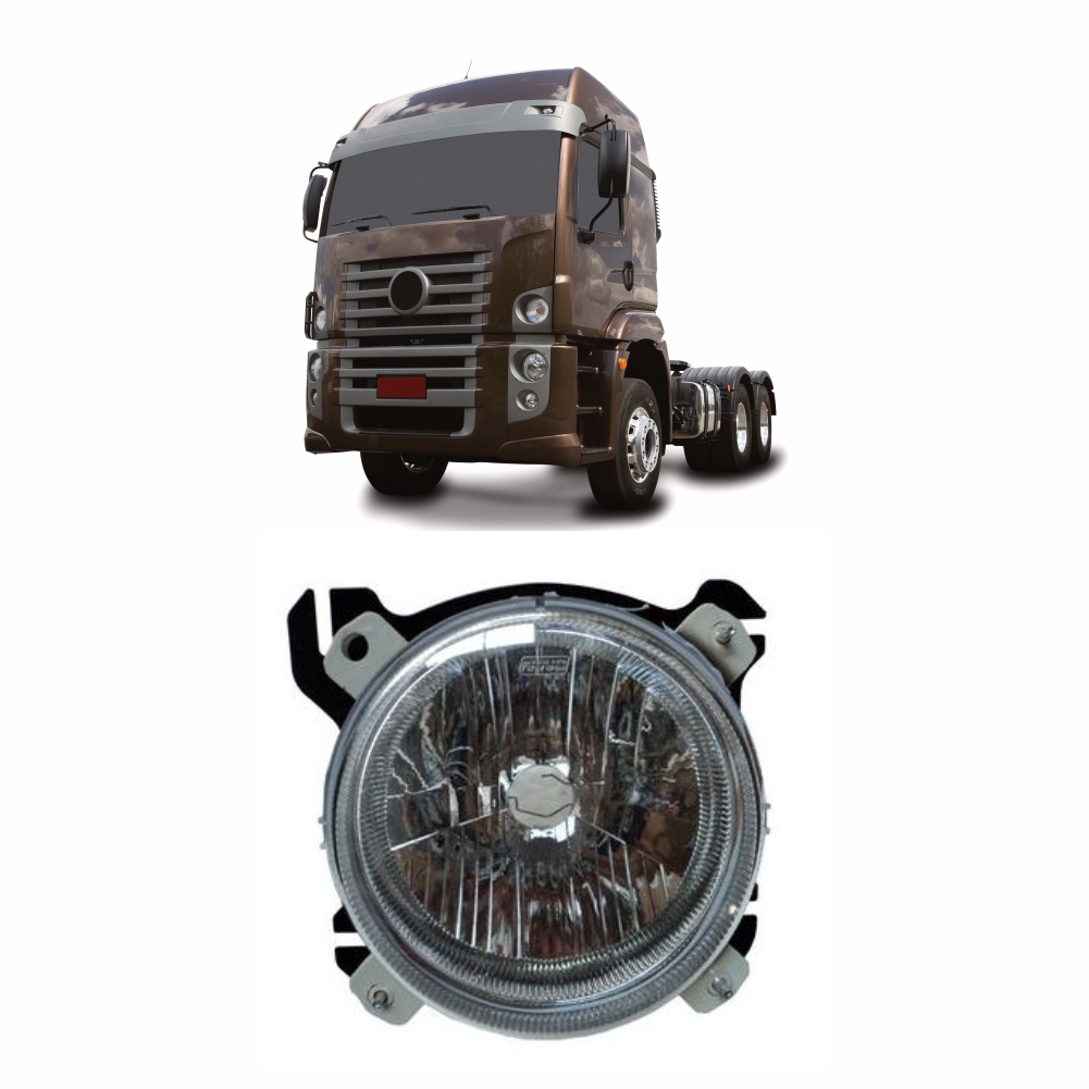 Farol Principal Caminhão Volkswagen Constellation Após 2006 Lado Direito Nino -2 RF-208