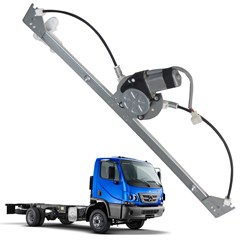 Maquina Vidro Caminhão Mercedes-Benz Accelo 2005 a 2011 24 Volts Com Motor Lado Direito - 9797207146
