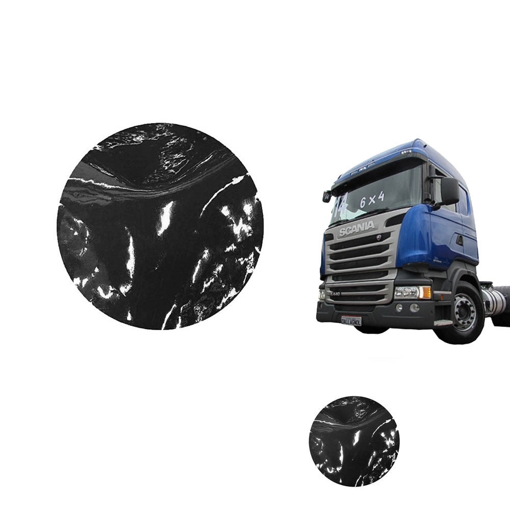 Tapete Verniz Caminhão Scania 124 Highline P Após 2008 - Preto
