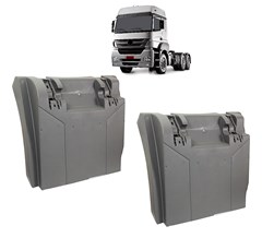 02 Meio Paralama Tração Caminhão Mercedes-Benz Axor Dianteiro Lado Esquerdo (Reforçado) - 9435200119