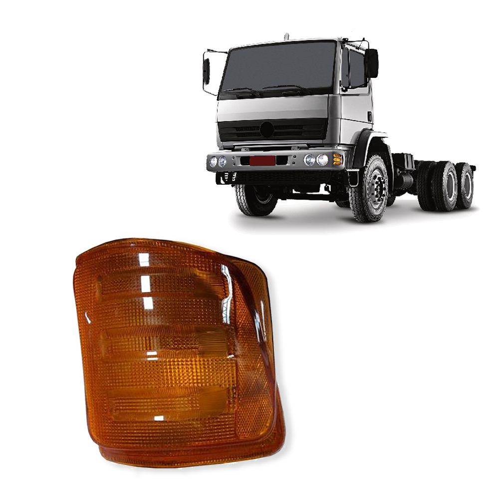 Lanterna Seta Caminhão Mercedes-Benz 1718, 1218 Após 1997 Lado Esquerdo - Laranja