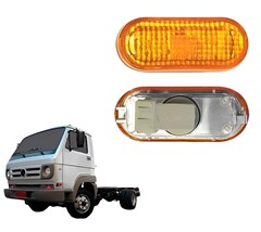 Lanterna Seta Lateral Caminhão Volkswagen Titan Work Após 2000 Laranja - (Com Soquete)