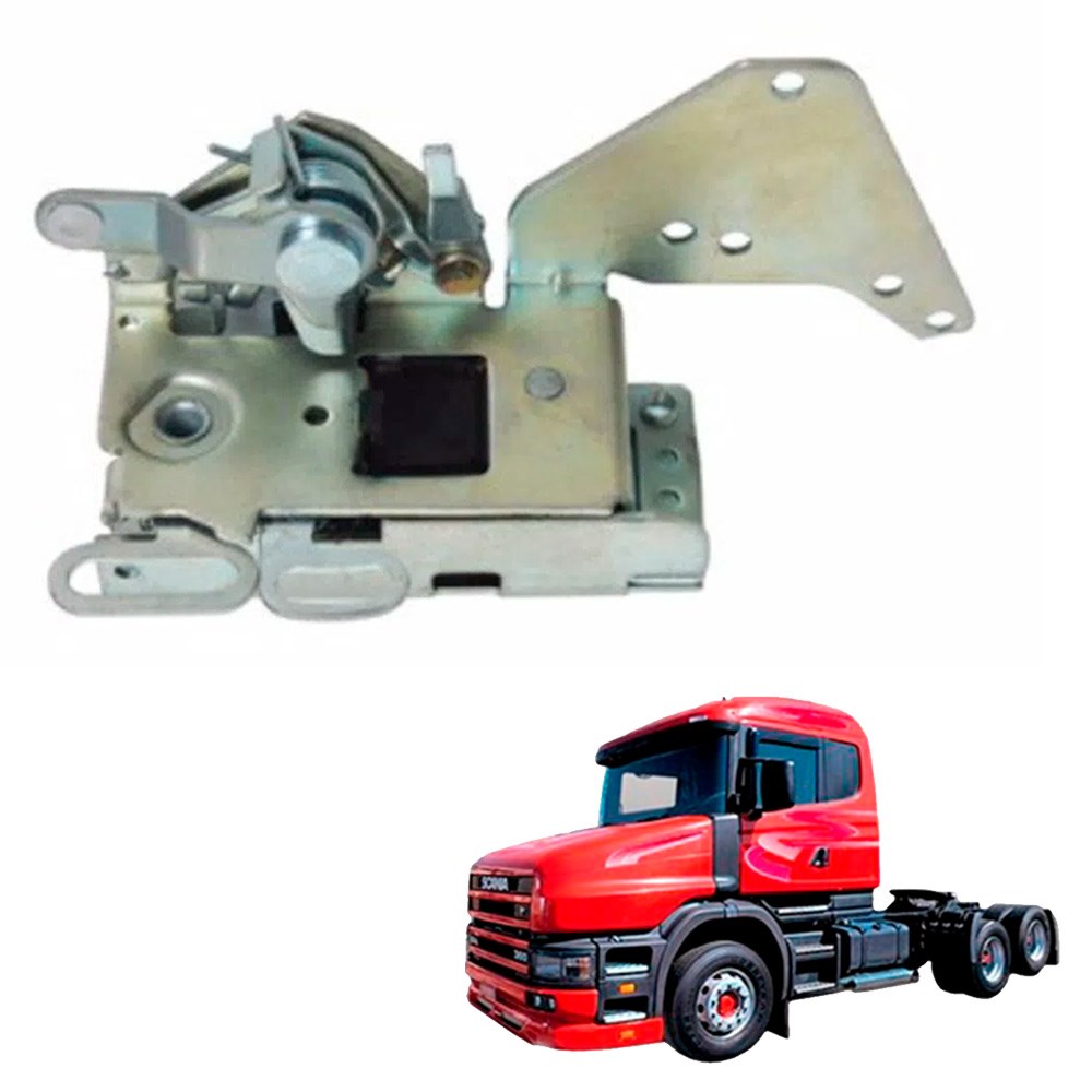 Fechadura Porta Caminhão Scania Série 4 até 2007 (Elétrica) Lado Esquerdo - 1789309 Fechadura Porta Caminhão Scania Série 4 até 2007 (Elétrica) Lado Esquerdo - 1789309