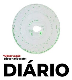 Disco Tacografo Diario 125 Km 100 Pecas - VDO