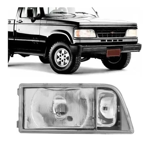 Farol Principal Caminhonete Chevrolet D-20 Após 1993 Lado Direito Farol Principal Caminhonete Chevrolet D-20 Após 1993 Lado Direito
