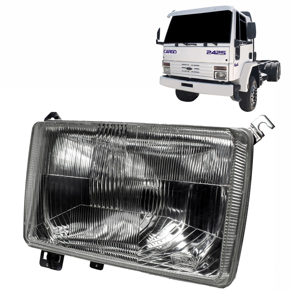 Farol Principal Caminhão Ford Cargo Orgus Lado Direito (FD-115LD)