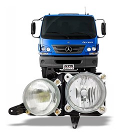 Farol Principal Caminhão Mercedes-Benz Accelo Após 2005 Lado Esquerdo (Orgus) - A9798200961