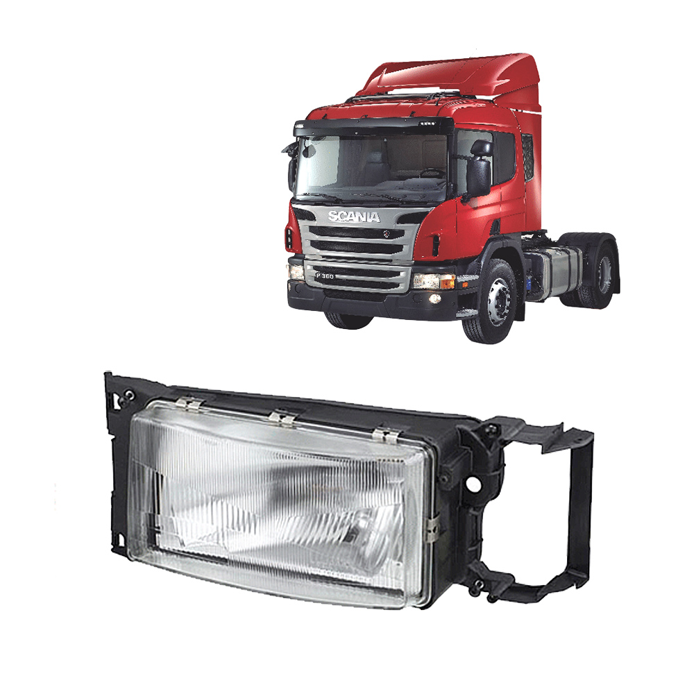 Farol Principal Caminhão Scania Série 4 e Série 5 Lado Direito - 1520124
