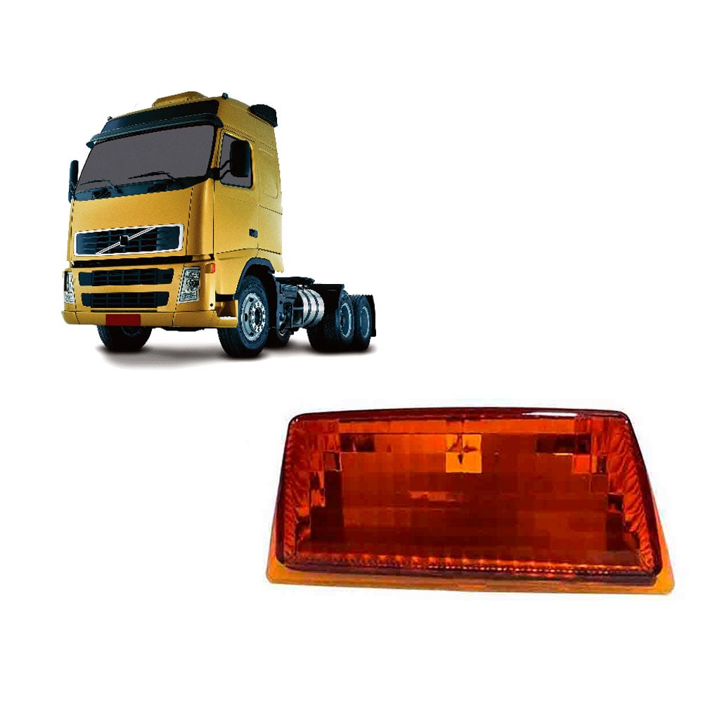 Lanterna Seta Caminhão Volvo FH 2005 a 2009 Lado Direito - Laranja