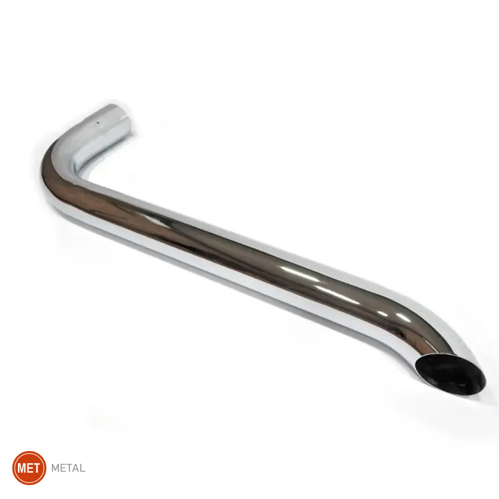 Tubo Traseiro Cromado 4 Polegadas X 1.27 Metro - Bepo