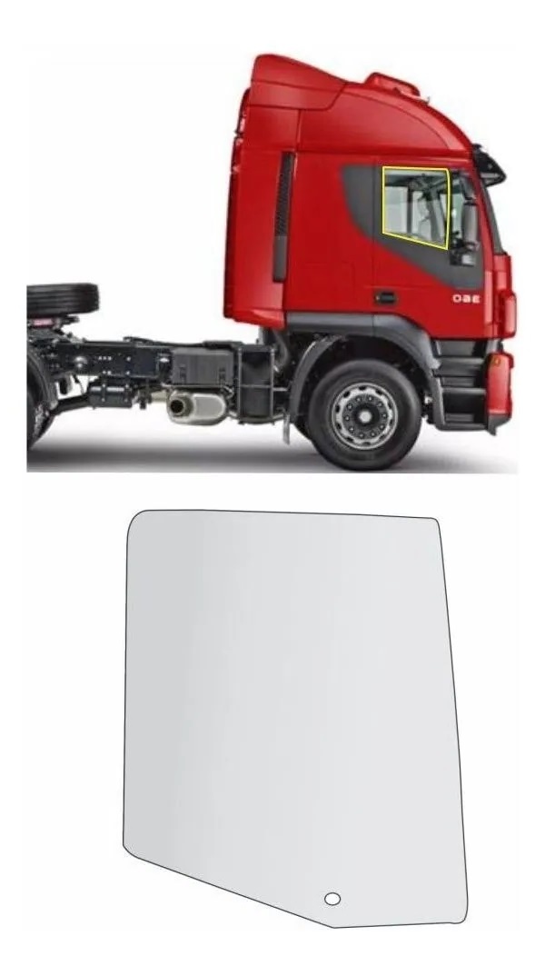 Vidro Porta Caminhão Iveco Eurotech, Stralis, Eurocargo Lado Esquerdo - 98407344