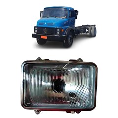 Farol Caminhão Mercedes-Benz 1113, 2213 1982 a 1988 Inferior Lado Esquerdo (FM-193LE)
