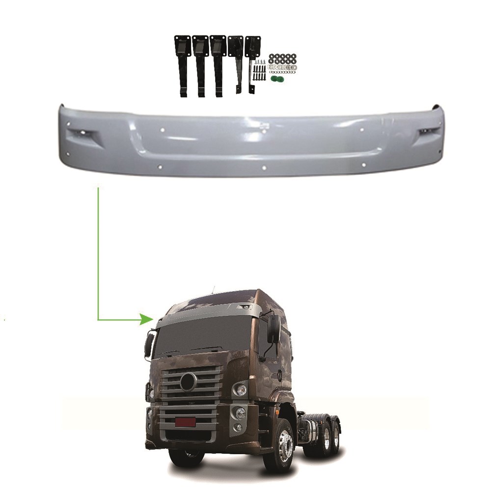 Tapa Sol/ Quebra Sol Caminhão Volksagen Constellation (Com Suporte) ABS - 2S286122 Tapa Sol/ Quebra Sol Caminhão Volksagen Constellation (Com Suporte) ABS - 2S286122