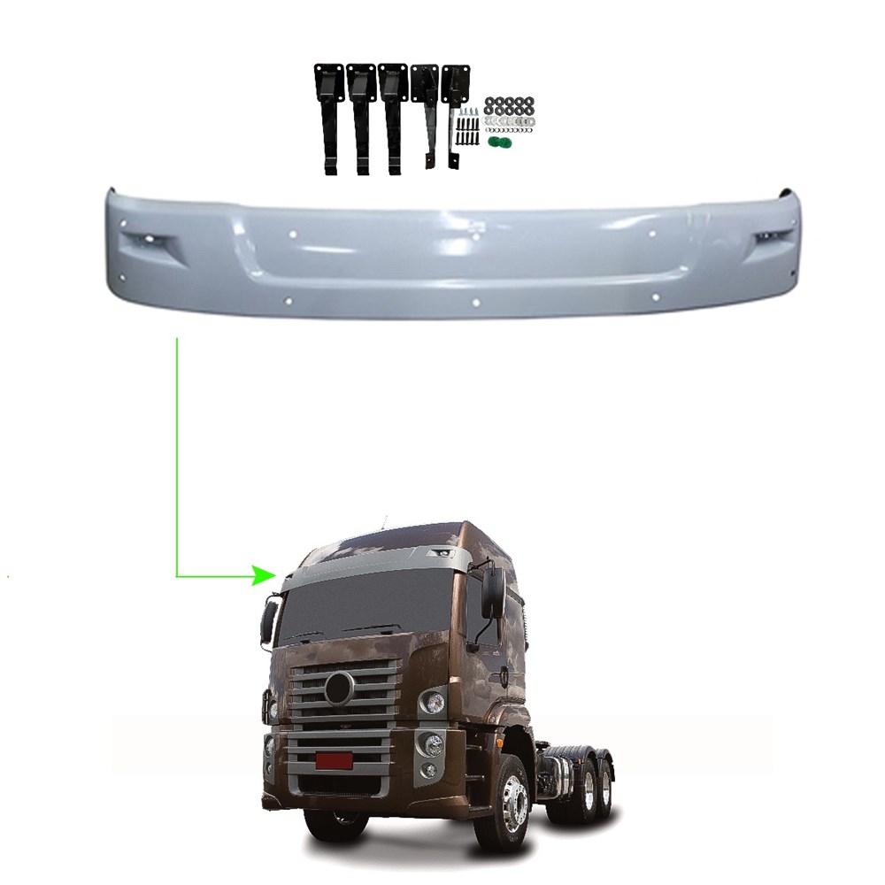 Tapa Sol/ Quebra Sol Caminhão Volksagen Constellation (Com Suporte) ABS - 2S286122 Tapa Sol/ Quebra Sol Caminhão Volksagen Constellation (Com Suporte) ABS - 2S286122