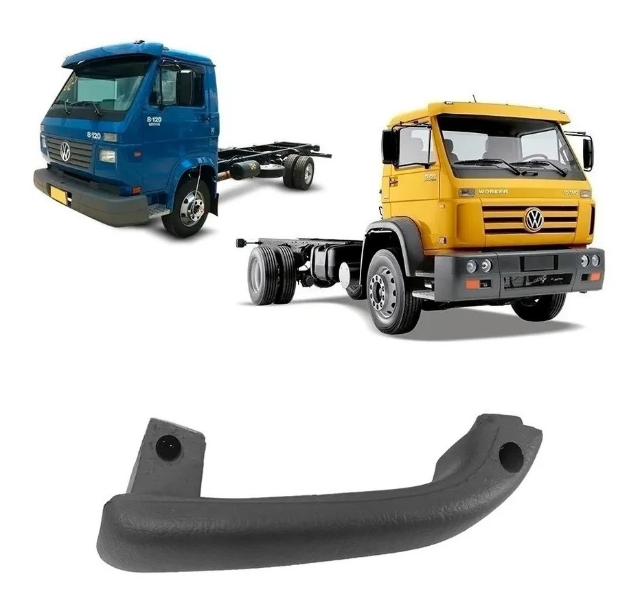 Encosto Braco Caminhão Volkswagen Após 2000 Cinza Macio Lado Esquerdo