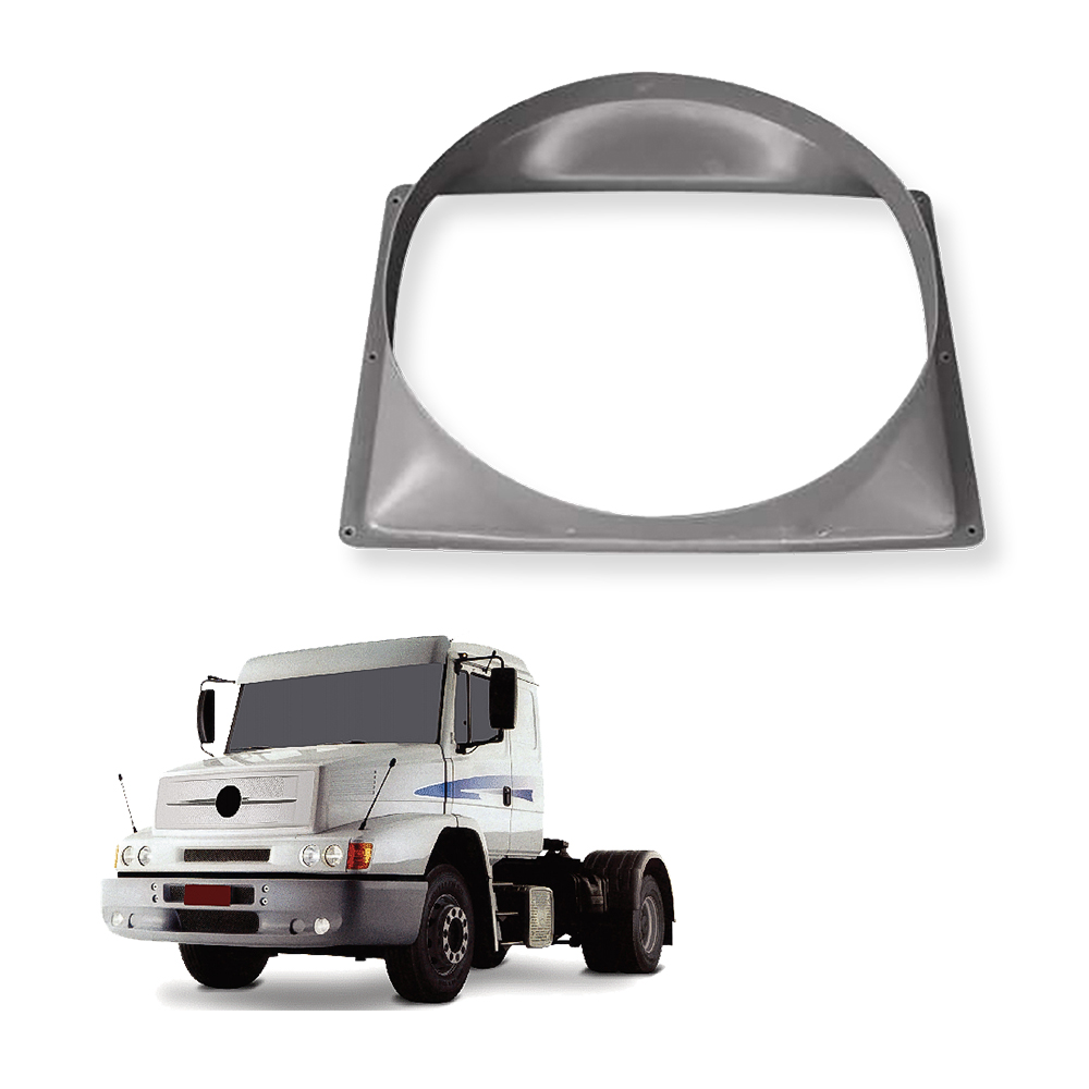 Defletor Radiador Caminhão Mecedes-Benz 1620 1622 Eletronico