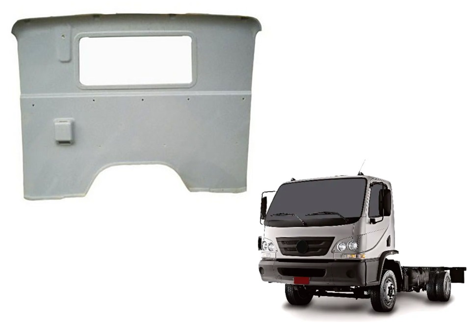 Forro Traseiro Cabine Caminhão Mercedes-Benz Accelo Após 2005 - 9796900156