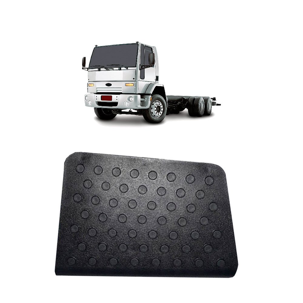 Borracha Estribo Caminhão Ford Cargo Até 1999 Antigo - Lado Direito