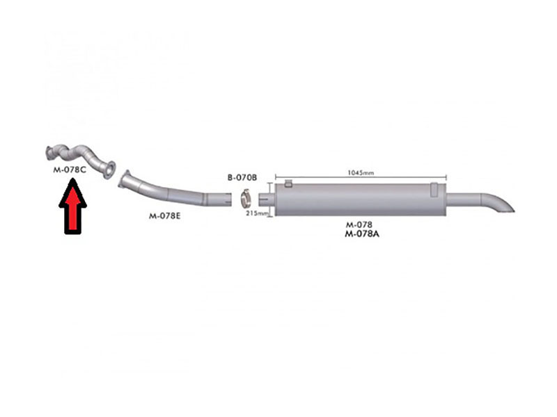 Tubo Dianteiro Motor Caminhão Mercedes-Benz 710 Plus 2002 a 2011 - 6884900119