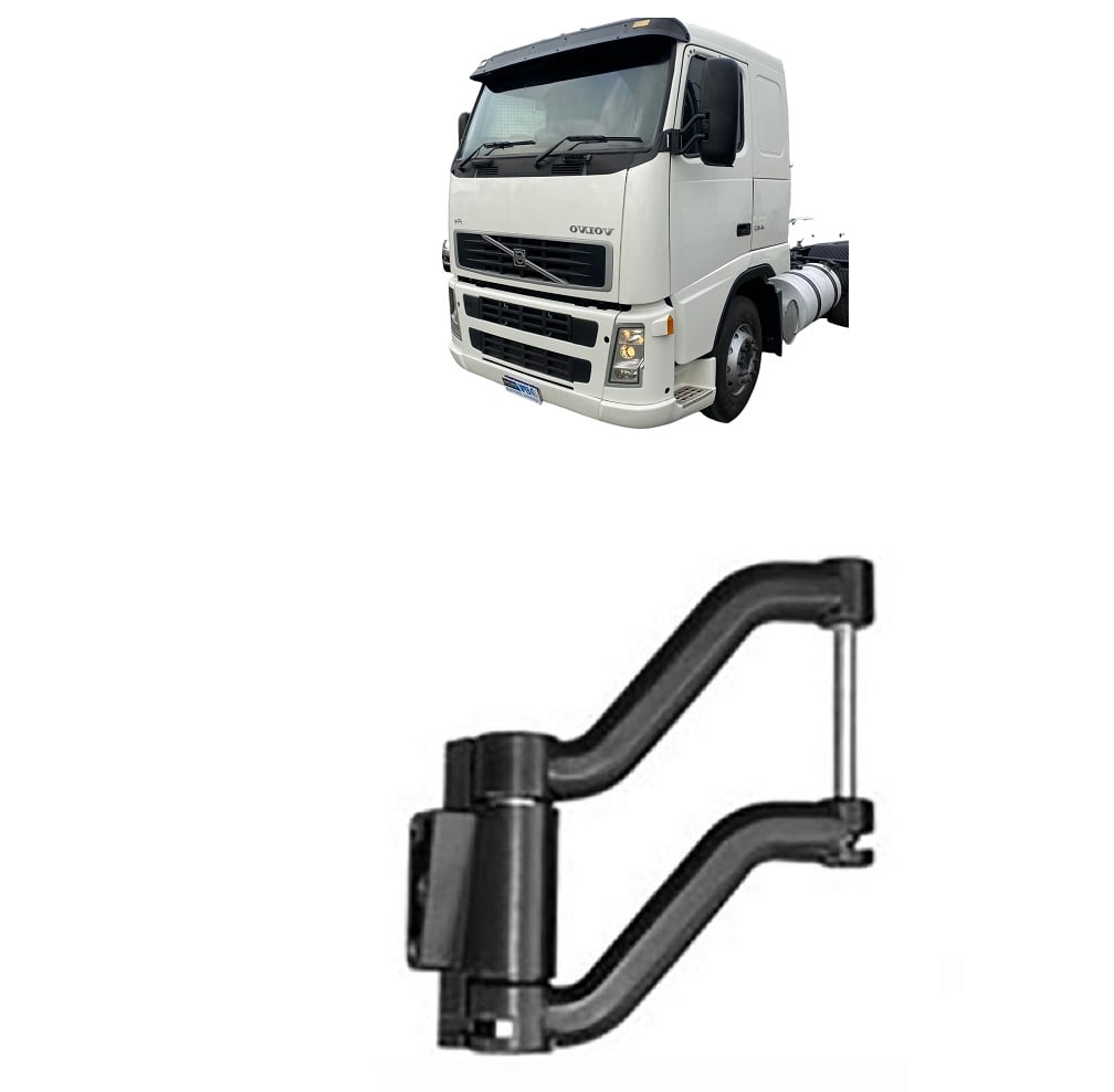 Braço Retrovisor Caminhão Volvo FH NH 1998 a 2009 Lado Direito