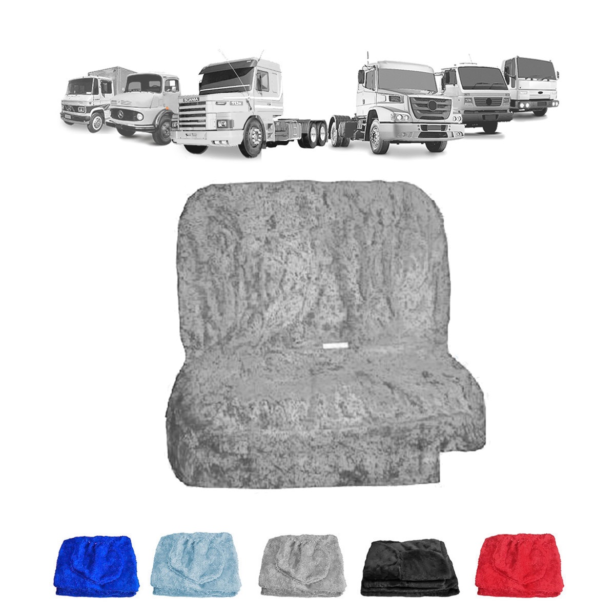 Capa Sofa Cama Passageiro - Azul (São Geraldo/ Tupa)