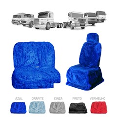Capa Sofa Cama Passageiro - Azul (São Geraldo/ Tupa)