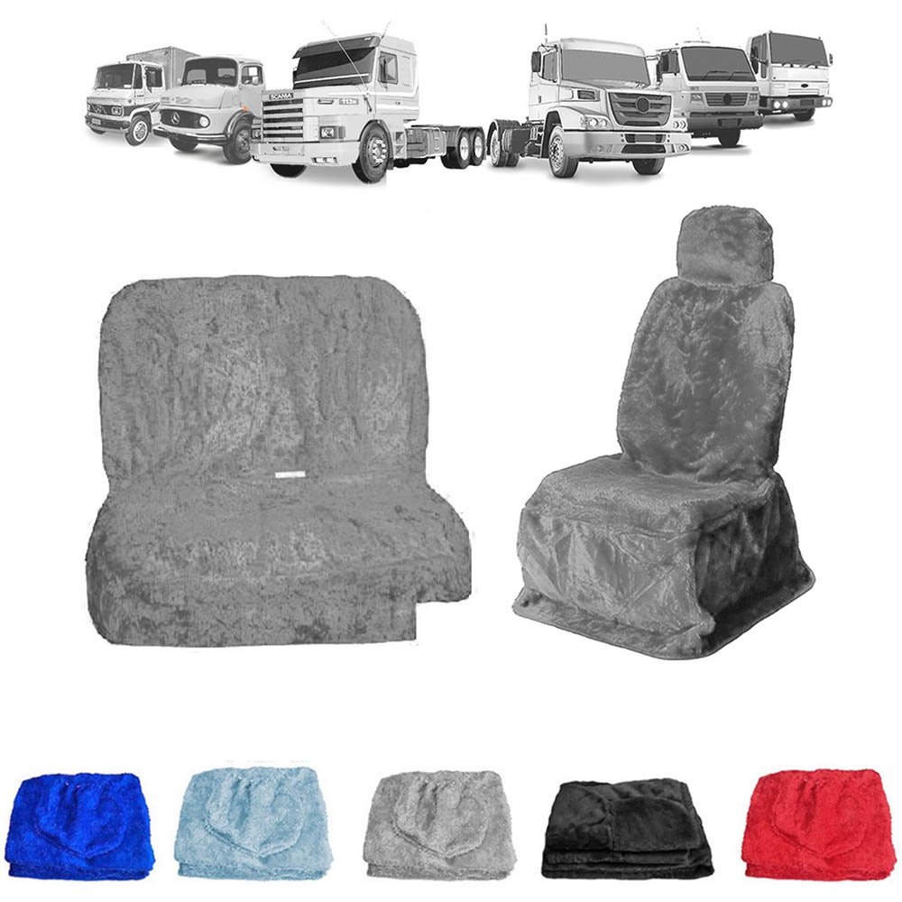 Capa Sofa Cama Passageiro - Cinza (São Geraldo/ Tupa)