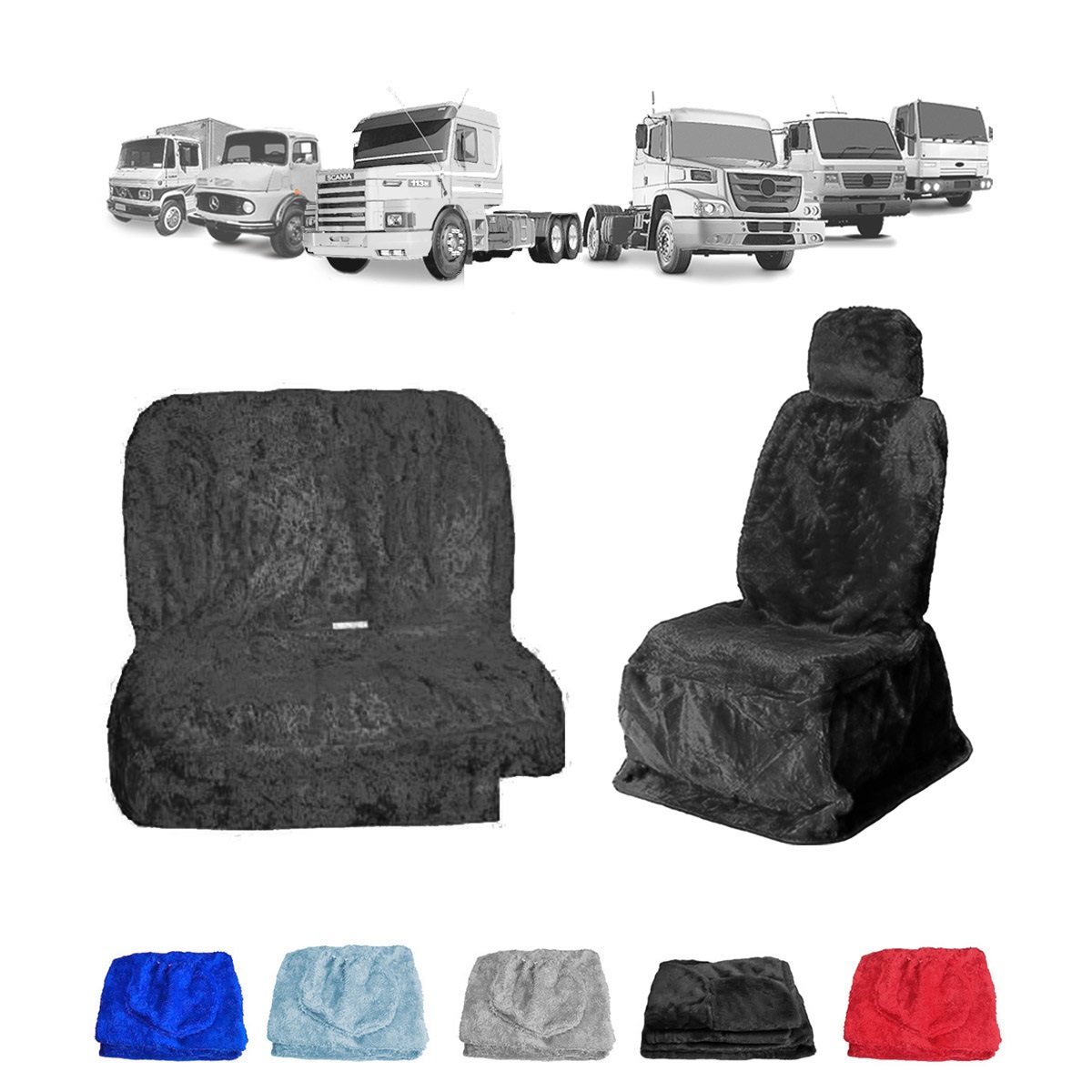 Capa Sofa Cama Tupa São Geraldo Modelo Novo - Preto